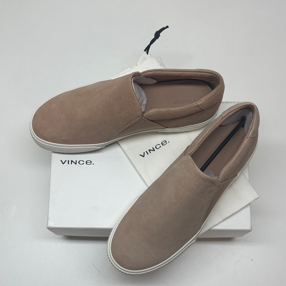 New Vince Soft Pink Slip-On Sneakers